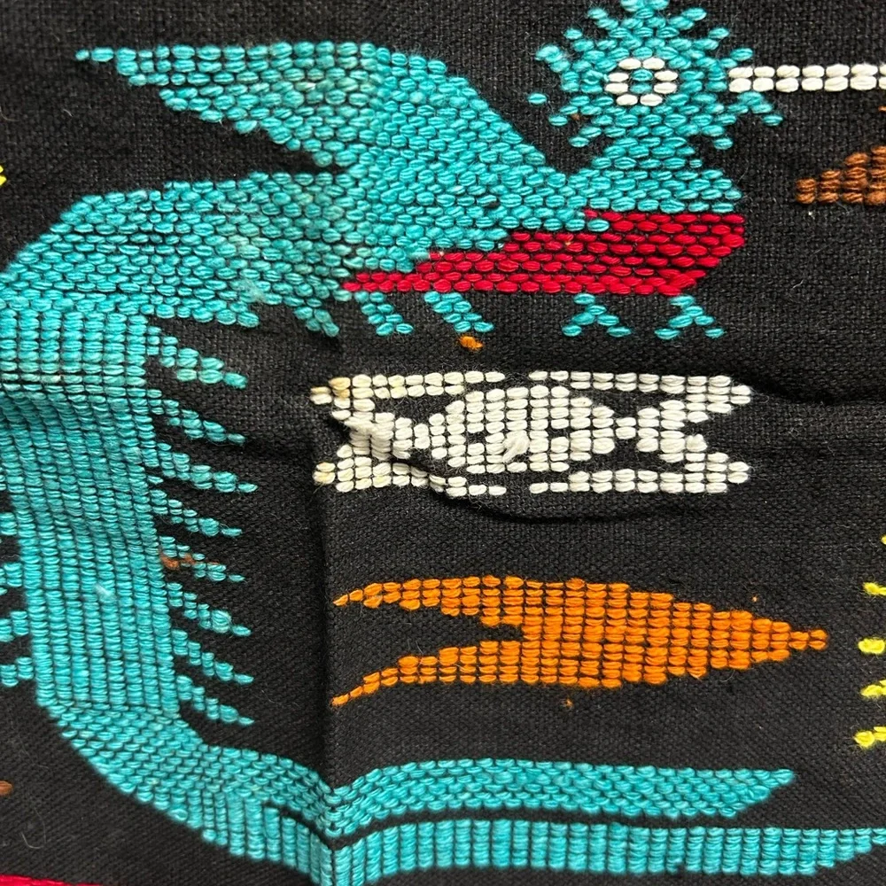 Colorful Woven Textile Wall Hanging